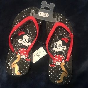 Disney Parks Minnie Mouse Flip Flops